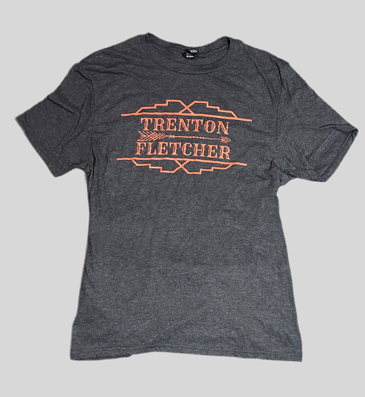 Shirt - Charcoal/Orange Arrow